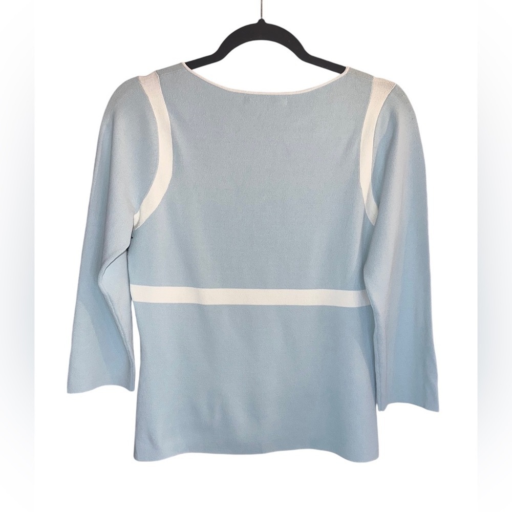 Adrienne Vittadini | NWT 3/4 Sleeve V-Neck Sweater - Size L - Picture 3 of 8